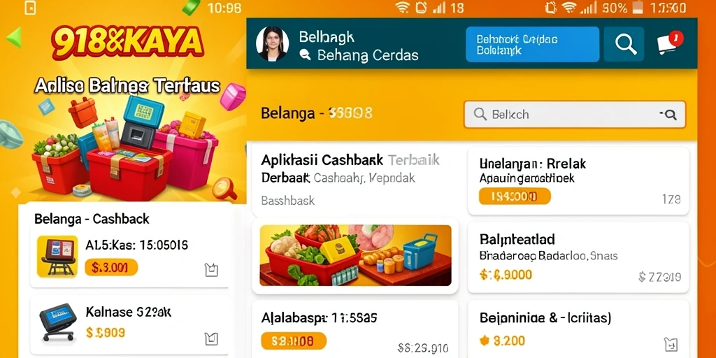 Tampilan antarmuka aplikasi 918KAYA yang intuitif dan mudah digunakan.