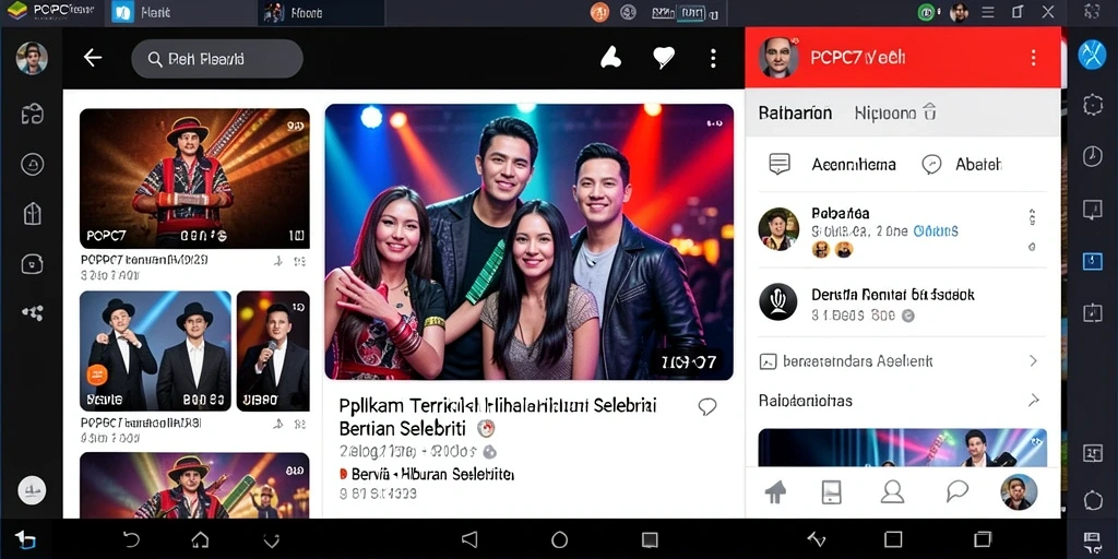 Tampilan antarmuka PCPC7 yang menarik dan informatif.